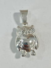 Load image into Gallery viewer, Sterling Silver 925 Owl Necklace Chain 18”