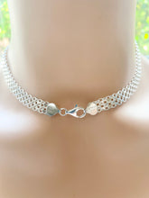 Load image into Gallery viewer, Sterling Silver 925 Chain Choker 16” 5mm