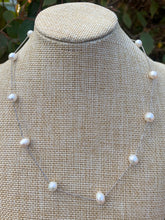 Load image into Gallery viewer, Freshwater Cultured Pearl Chain Sterling Silver 925 Necklace Collar de Perlas