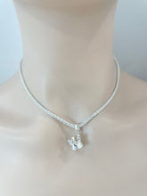 Load image into Gallery viewer, Sterling Silver 925 Crown Necklace 16”
