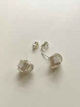 Load image into Gallery viewer, Knot Post Earrings Sterling Silver 925
