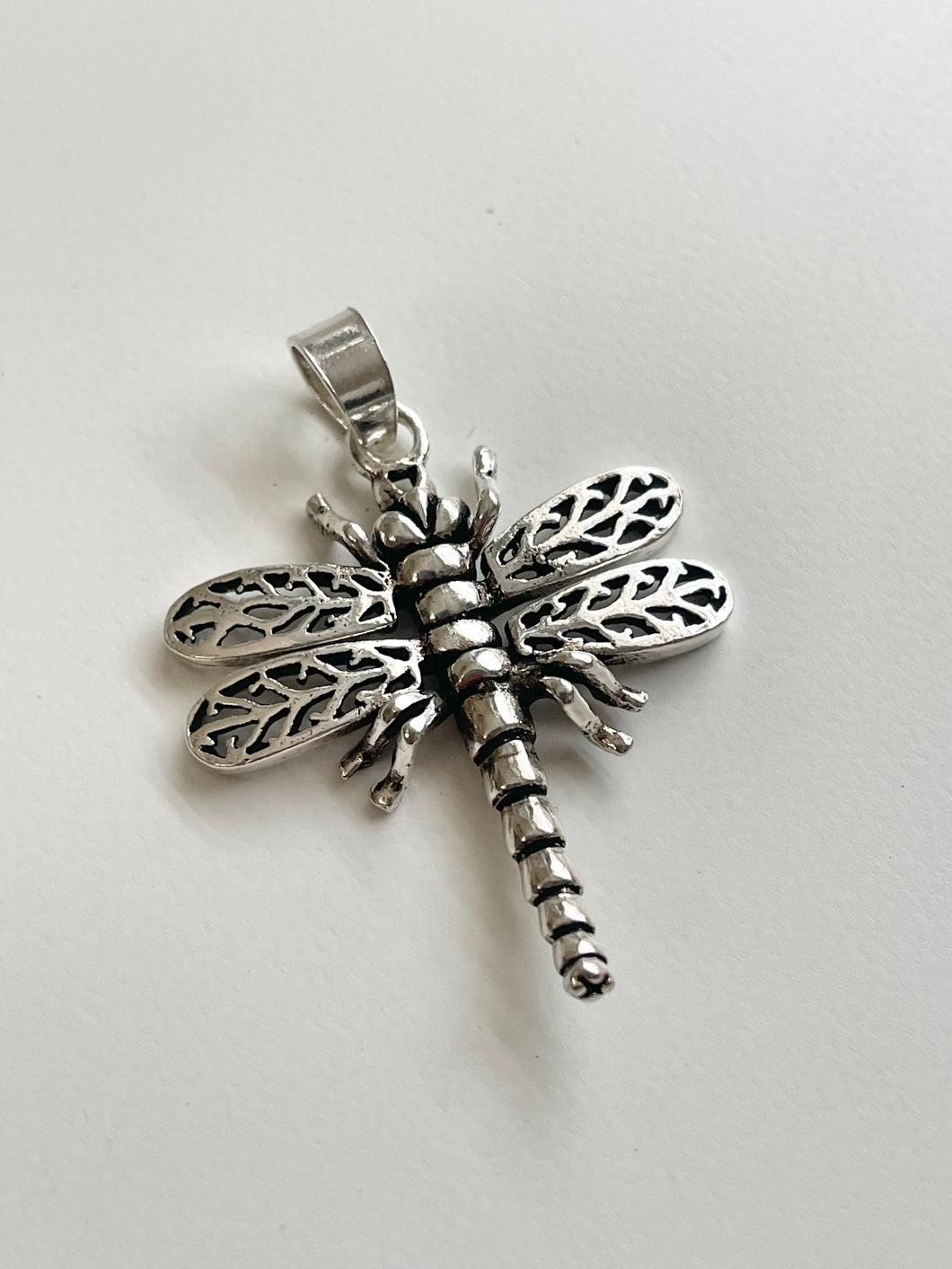 Sterling Silver 925 Dragonfly Pendant