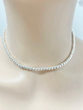 Load image into Gallery viewer, Sterling Silver 925 Lightweight Balls Necklace 16”
