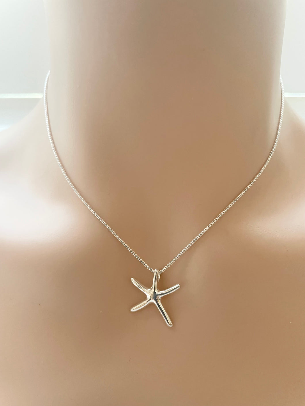 Starfish Necklace Sterling Silver 925