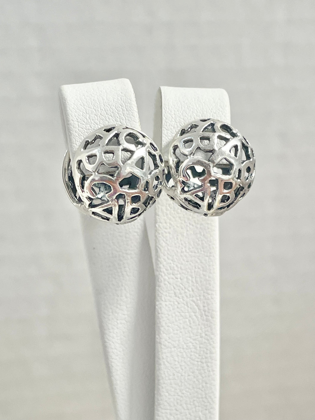 Sterling Silver 925 Ball Earrings