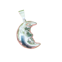 Load image into Gallery viewer, Moon Sterling Silver 925 Pendant
