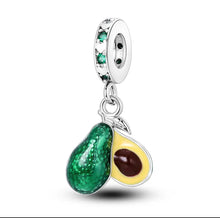 Load image into Gallery viewer, Sterling Silver 925 Avocado Charm Pendant
