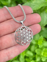 Load image into Gallery viewer, Sterling Silver 925 Mandala Pendant Necklace
