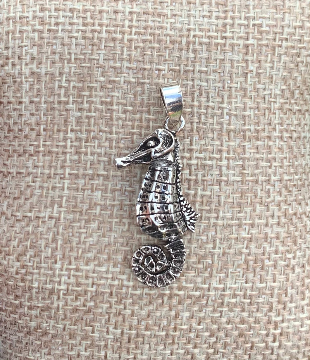 Seahorse Pendant Sterling Silver 925 Caballito de Mar