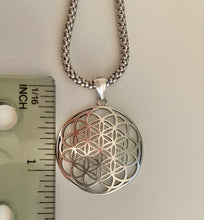 Load image into Gallery viewer, Sterling Silver 925 Mandala Pendant Necklace
