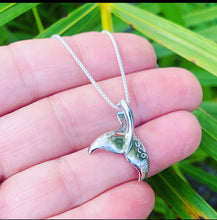 Load image into Gallery viewer, 925 Sterling Silver Whale Tail Necklace
