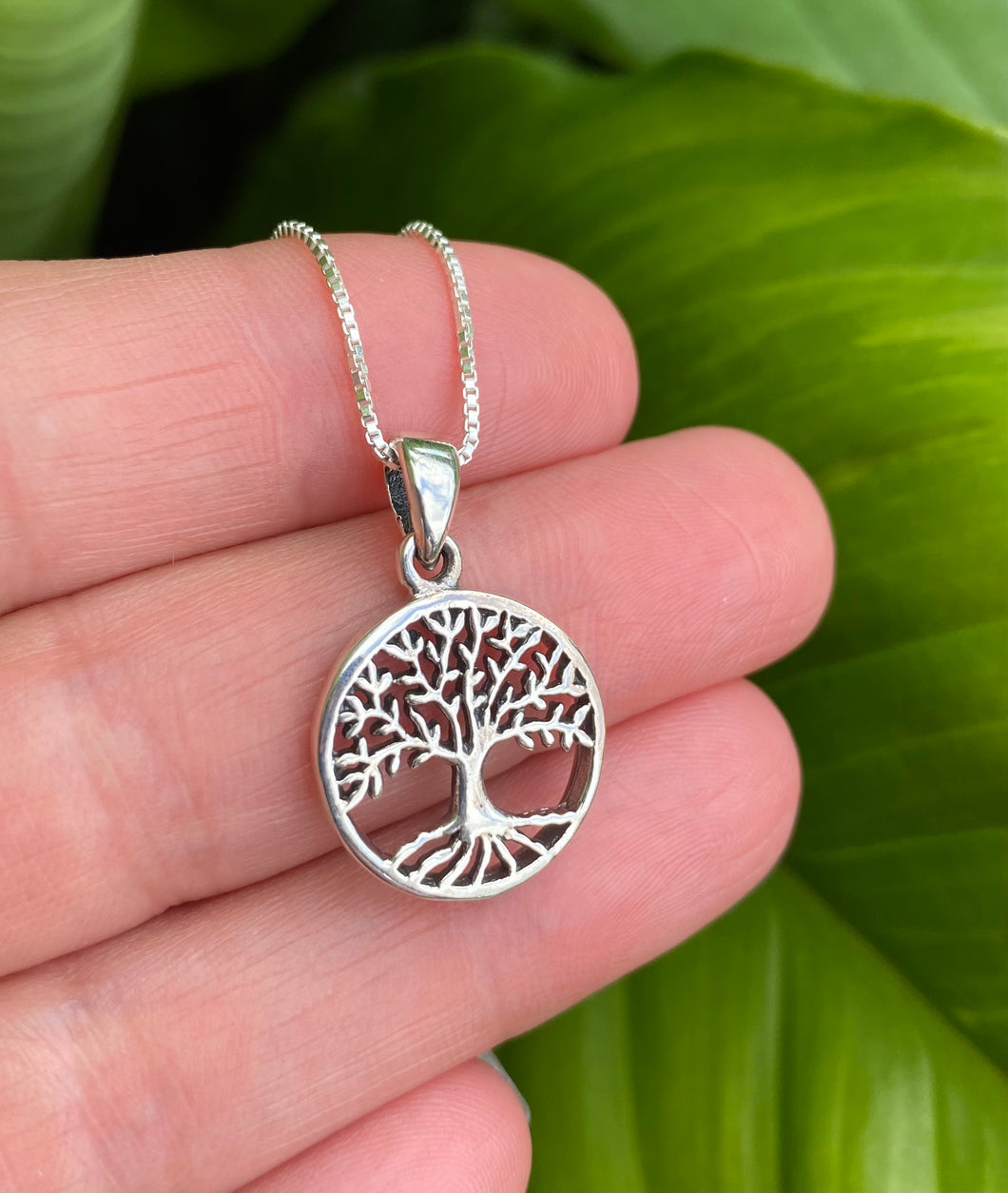 Silver 925 Tree of Life Pendant with Chain 16’ or 18’ Árbol de la Vida