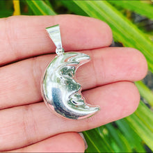 Load image into Gallery viewer, Moon Sterling Silver 925 Pendant
