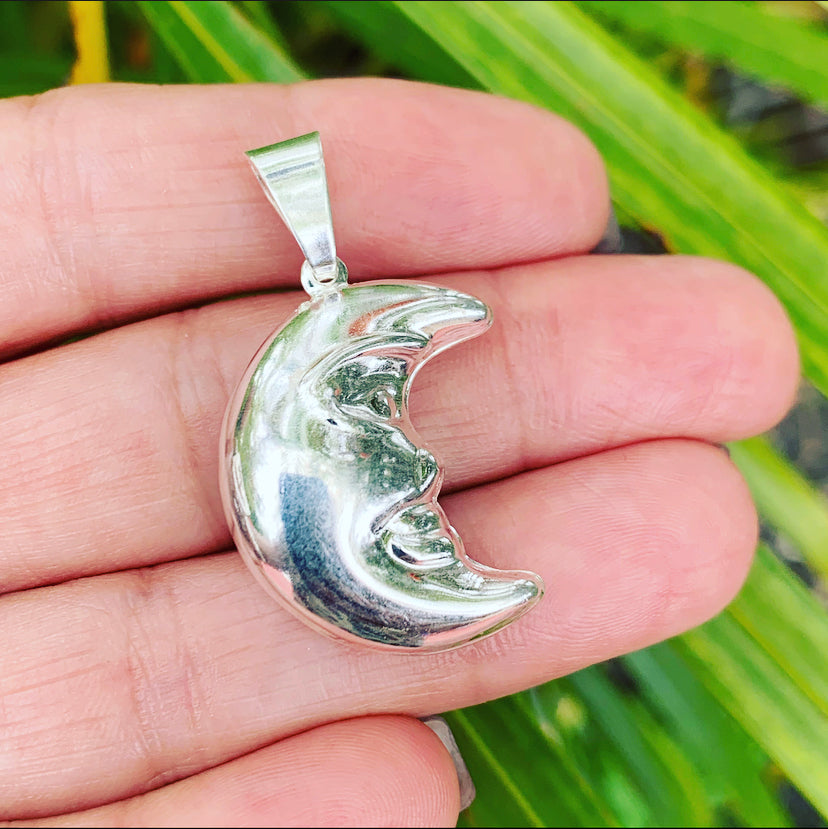 Moon Sterling Silver 925 Pendant